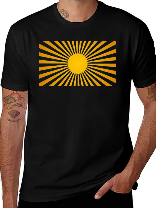 Rising Sun Graphic Black T-Shirt