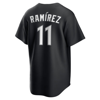 José Ramírez Cleveland Guardians Nike Replica Player Jersey - Black