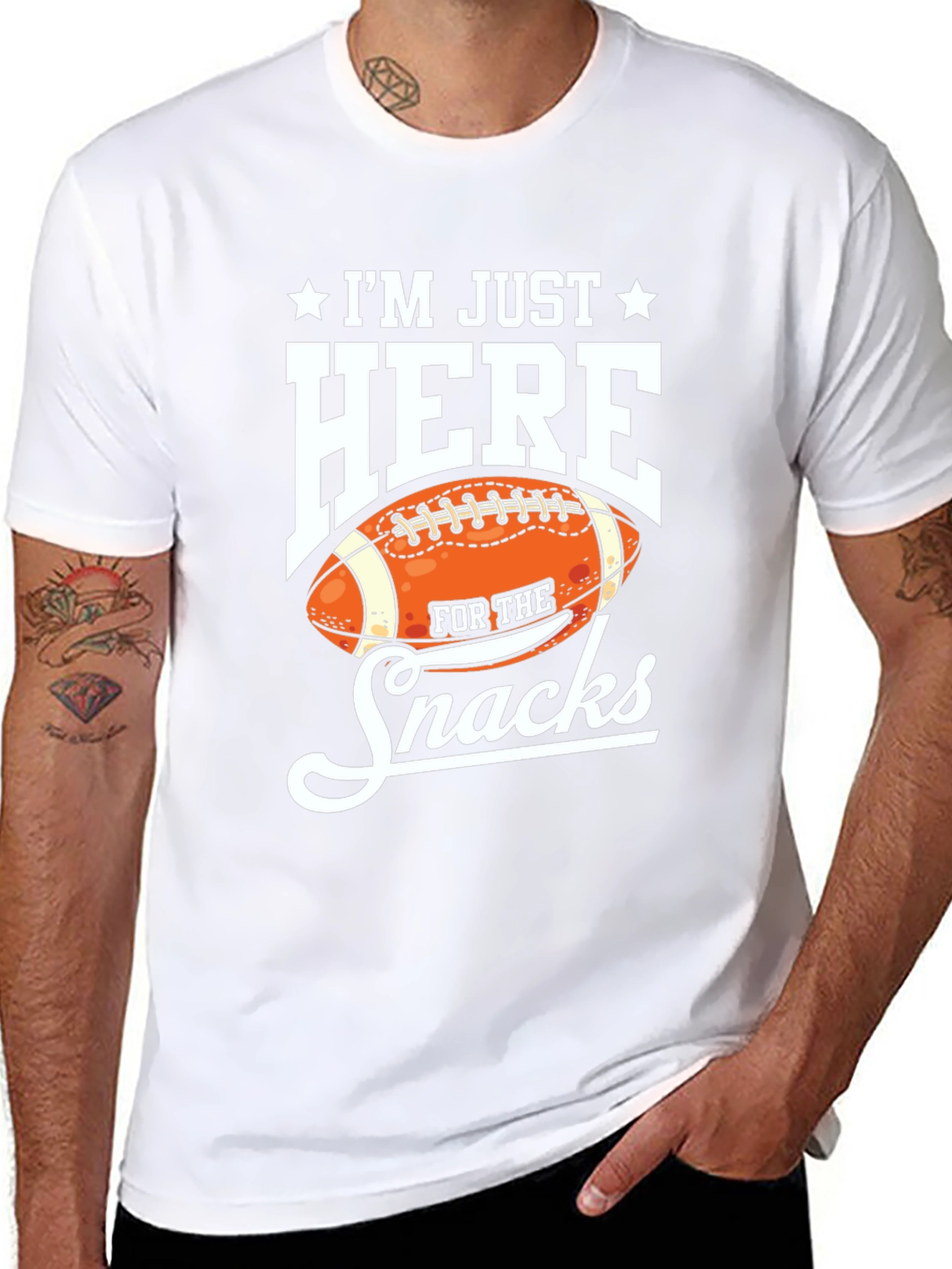 Football Snacks Graphic Tee