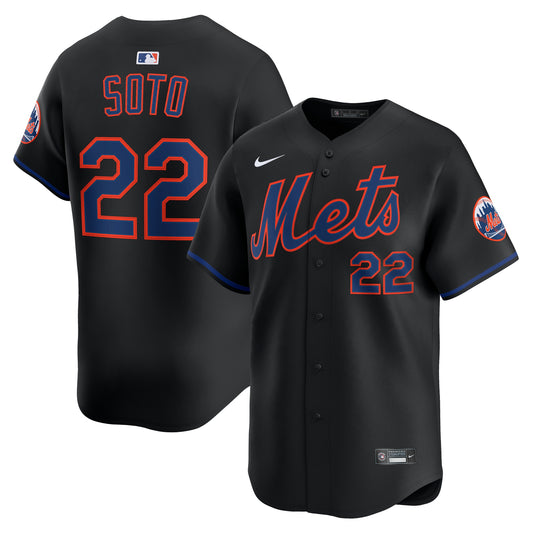 Juan Soto New York Mets Nike Alternate Limited Jersey - Black