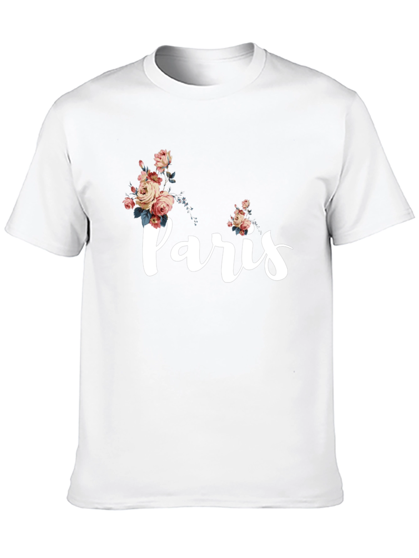 Paris Floral Graphic T-Shirt