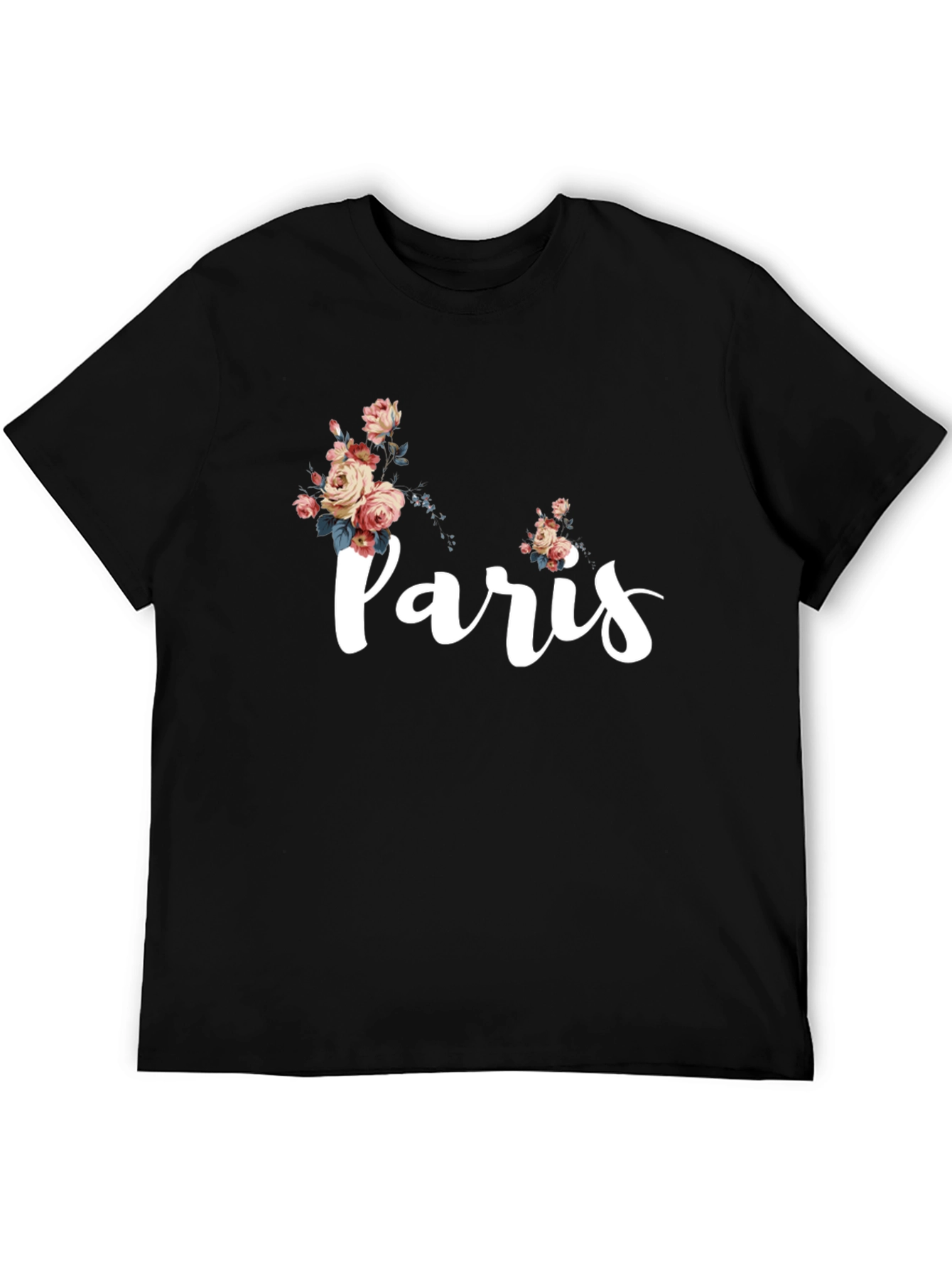 Paris Floral Graphic T-Shirt