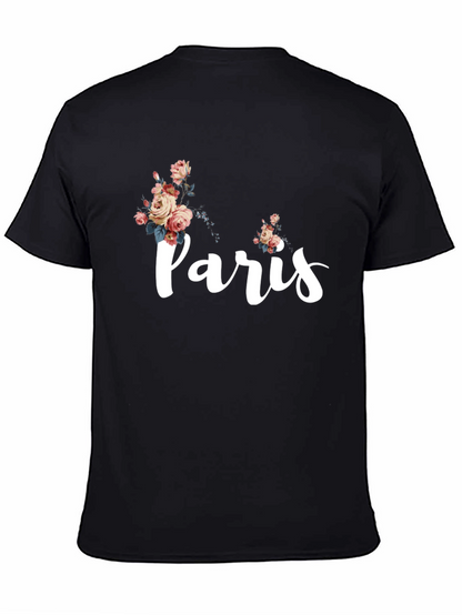 Paris Floral Graphic T-Shirt