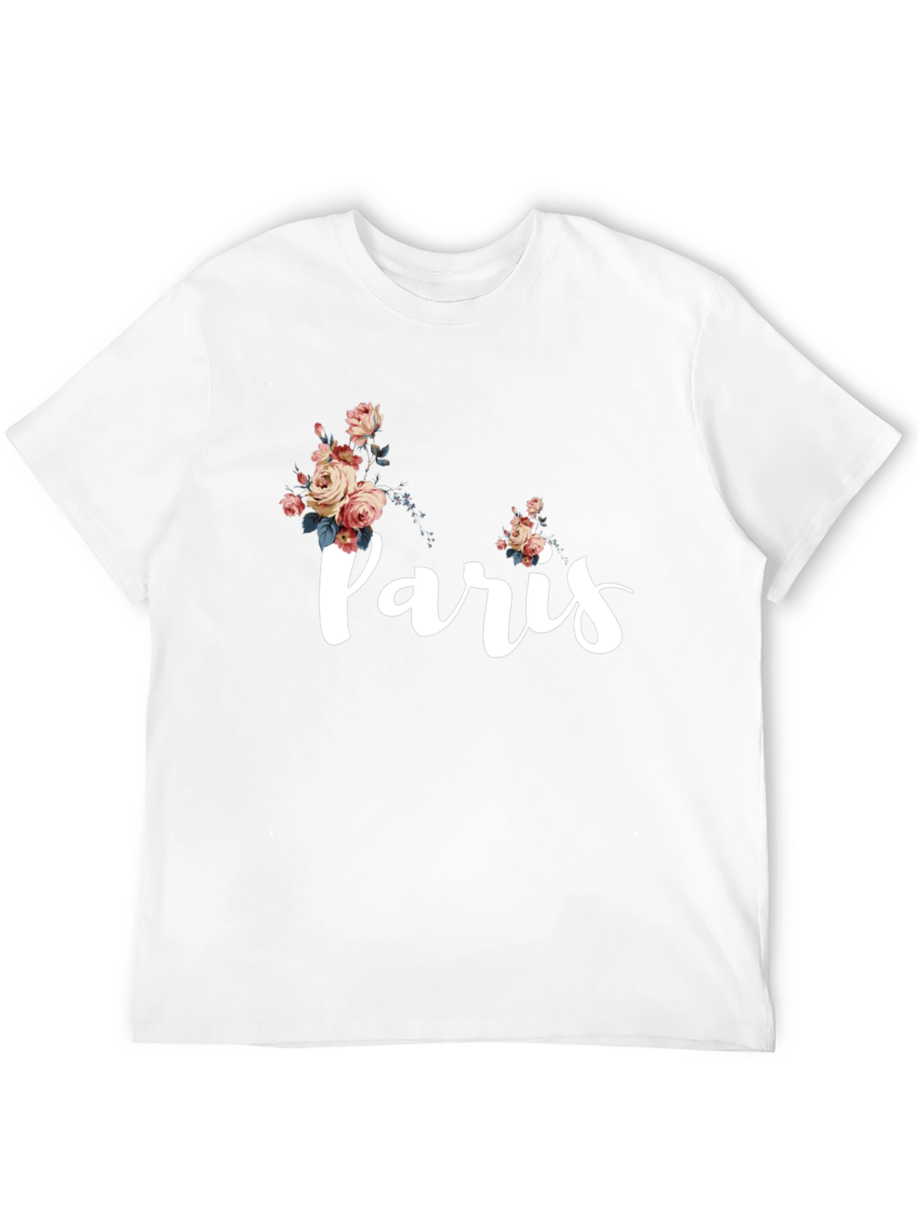 Paris Floral Graphic T-Shirt
