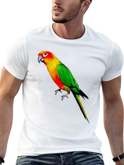 Parrot Graphic Black T-Shirt