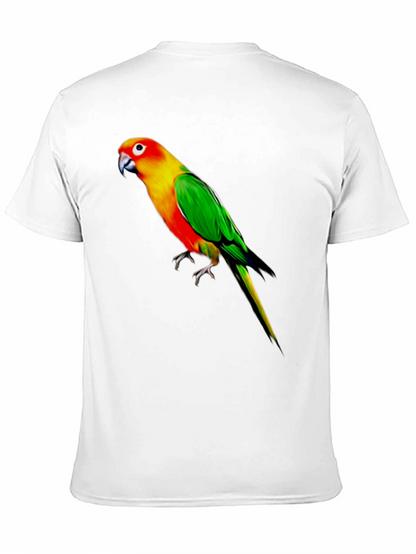 Parrot Graphic Black T-Shirt