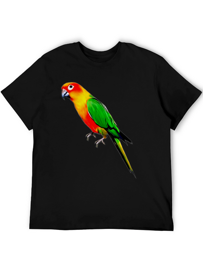 Parrot Graphic Black T-Shirt