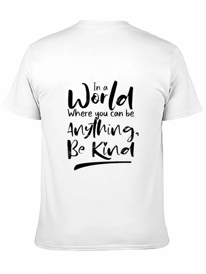 In a World Be Kind Black T-Shirt