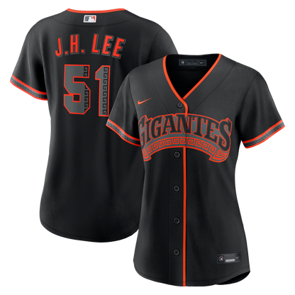 Jung Hoo Lee San Francisco Giants Nike Women's Alternate Replica Jersey - Black