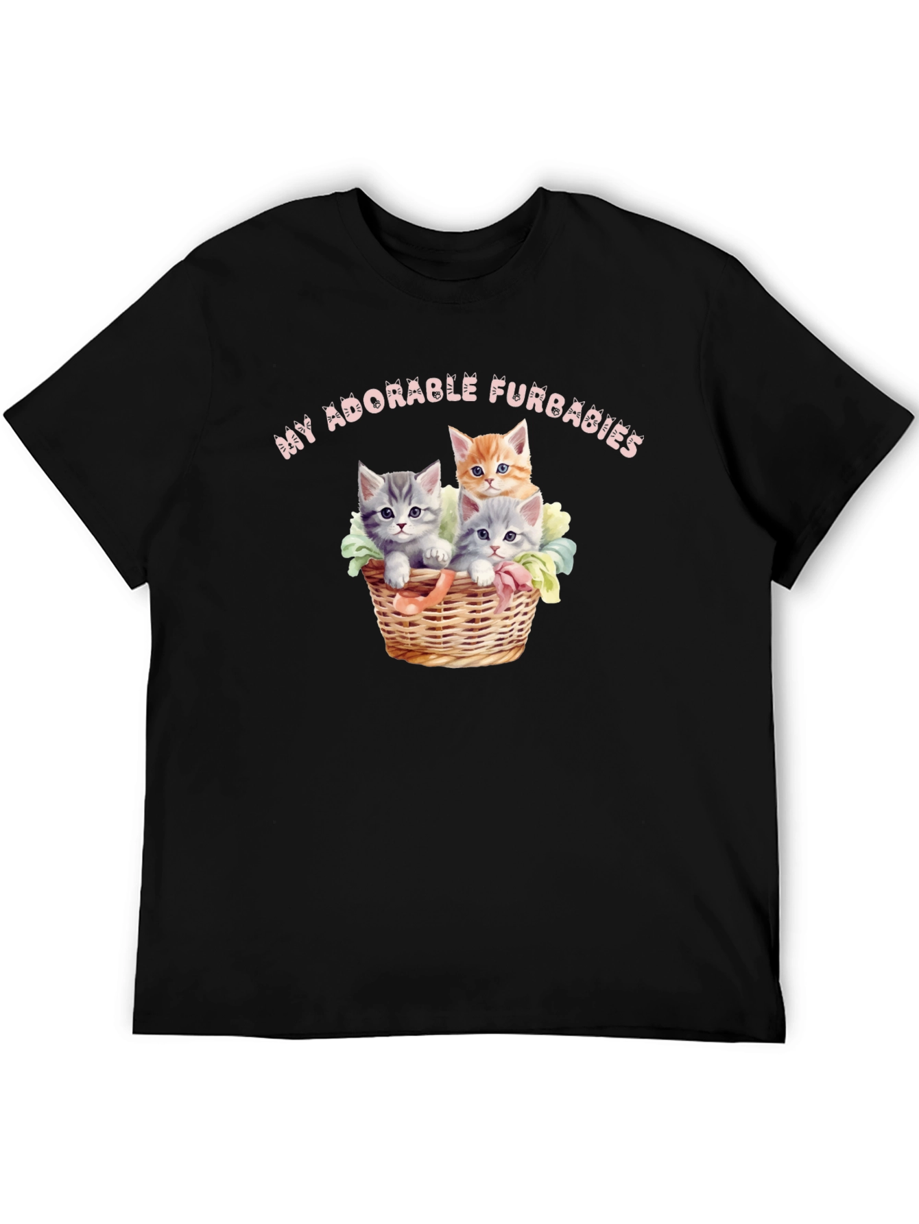 Adorable Furbabies T-Shirt - Cute Kitten Design