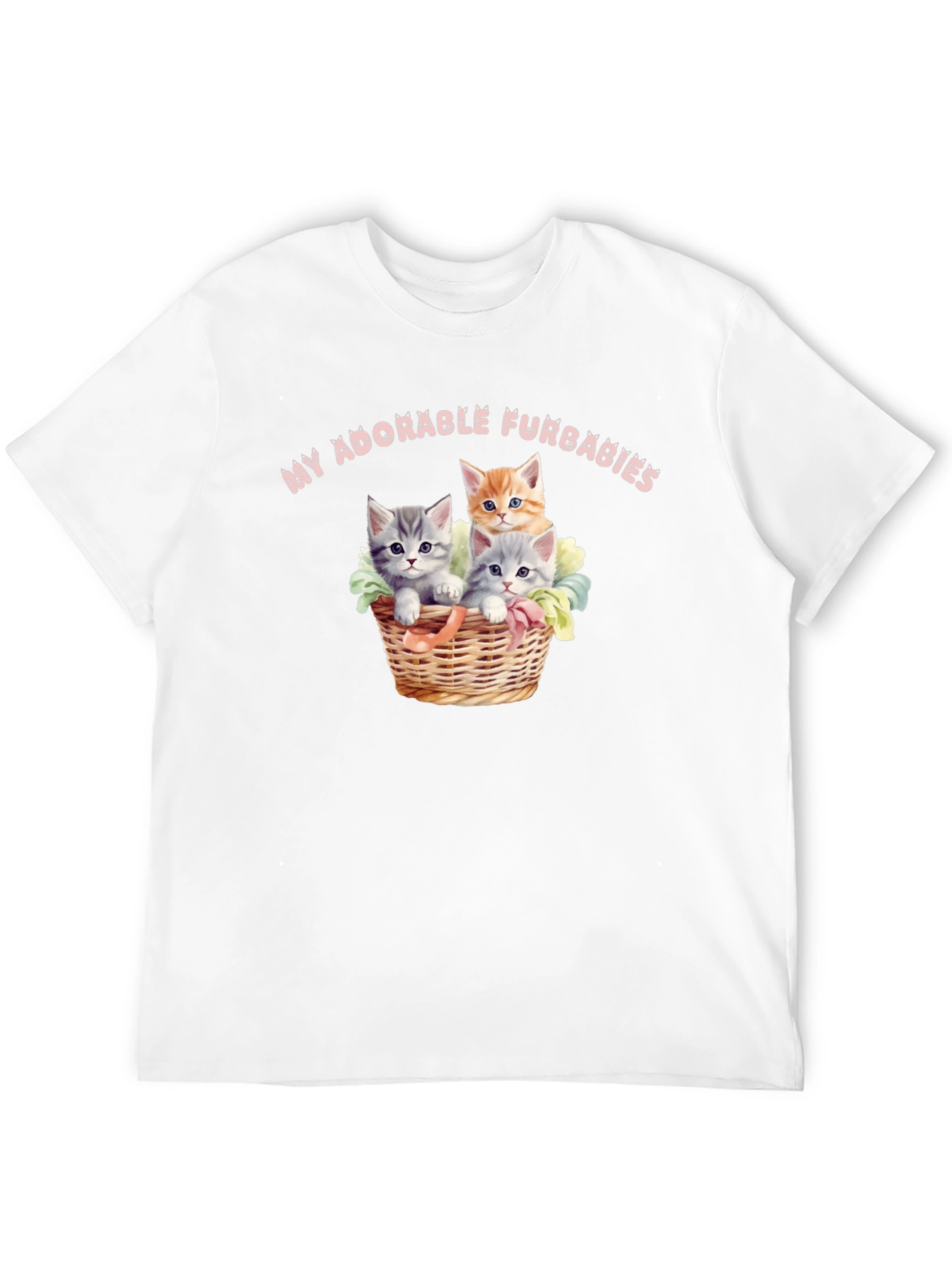 Adorable Furbabies T-Shirt - Cute Kitten Design