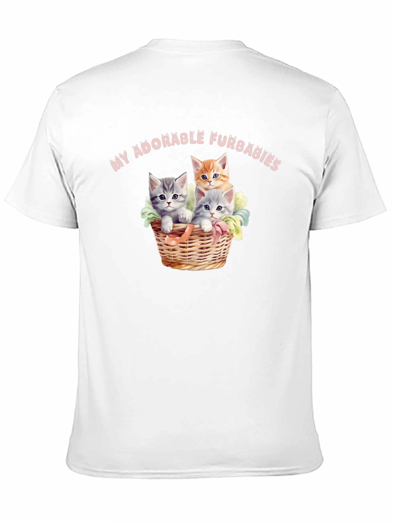 Adorable Furbabies T-Shirt - Cute Kitten Design