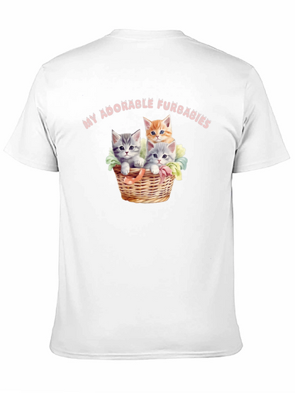 Adorable Furbabies T-Shirt - Cute Kitten Design