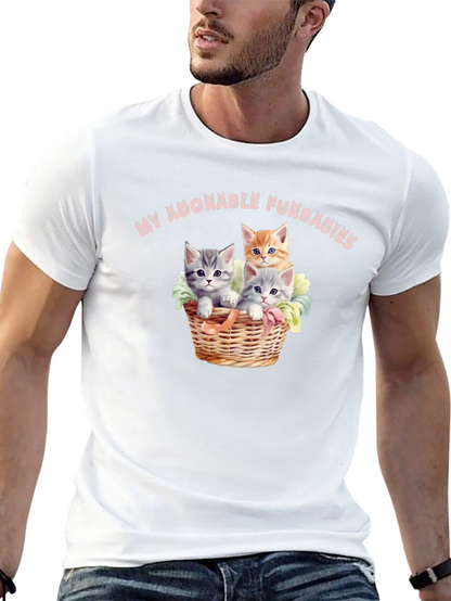 Adorable Furbabies T-Shirt - Cute Kitten Design