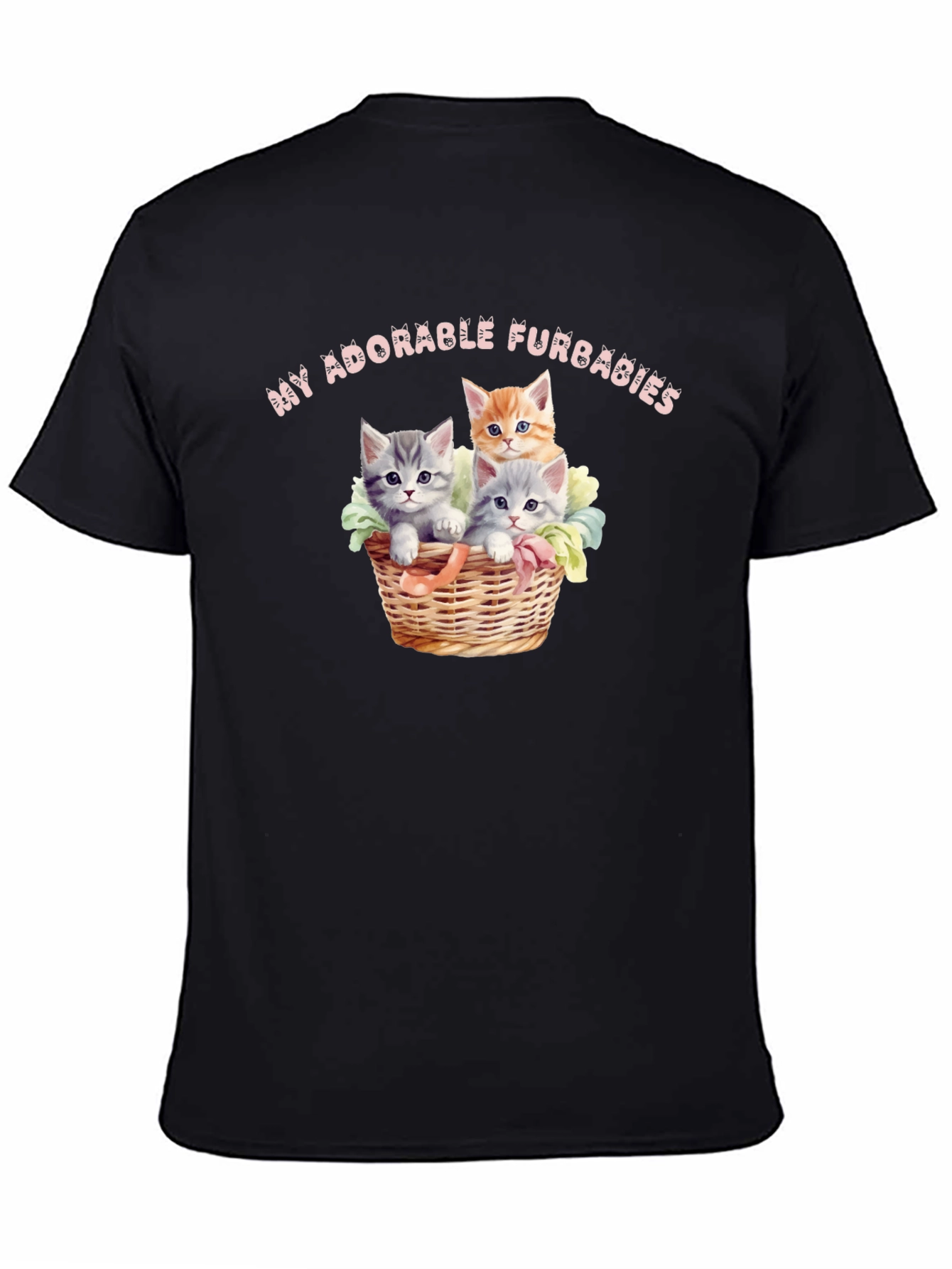 Adorable Furbabies T-Shirt - Cute Kitten Design