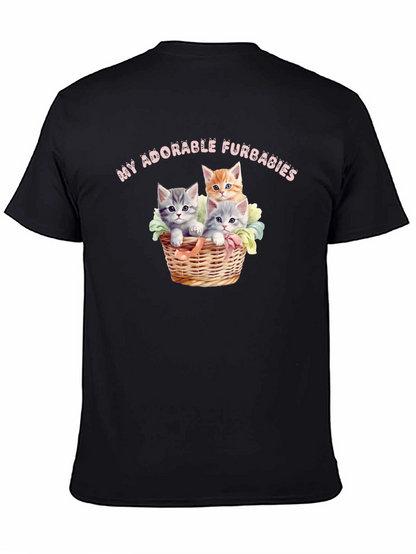 Adorable Furbabies T-Shirt - Cute Kitten Design