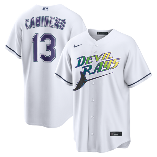 Junior Caminero Tampa Bay Rays Nike Alternate 2 Replica Jersey - White
