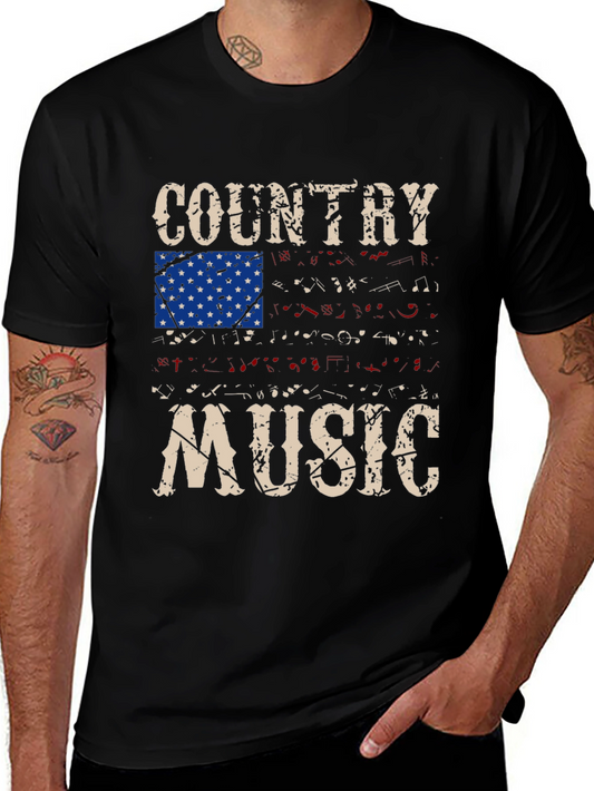 Country Music Flag Graphic Tee