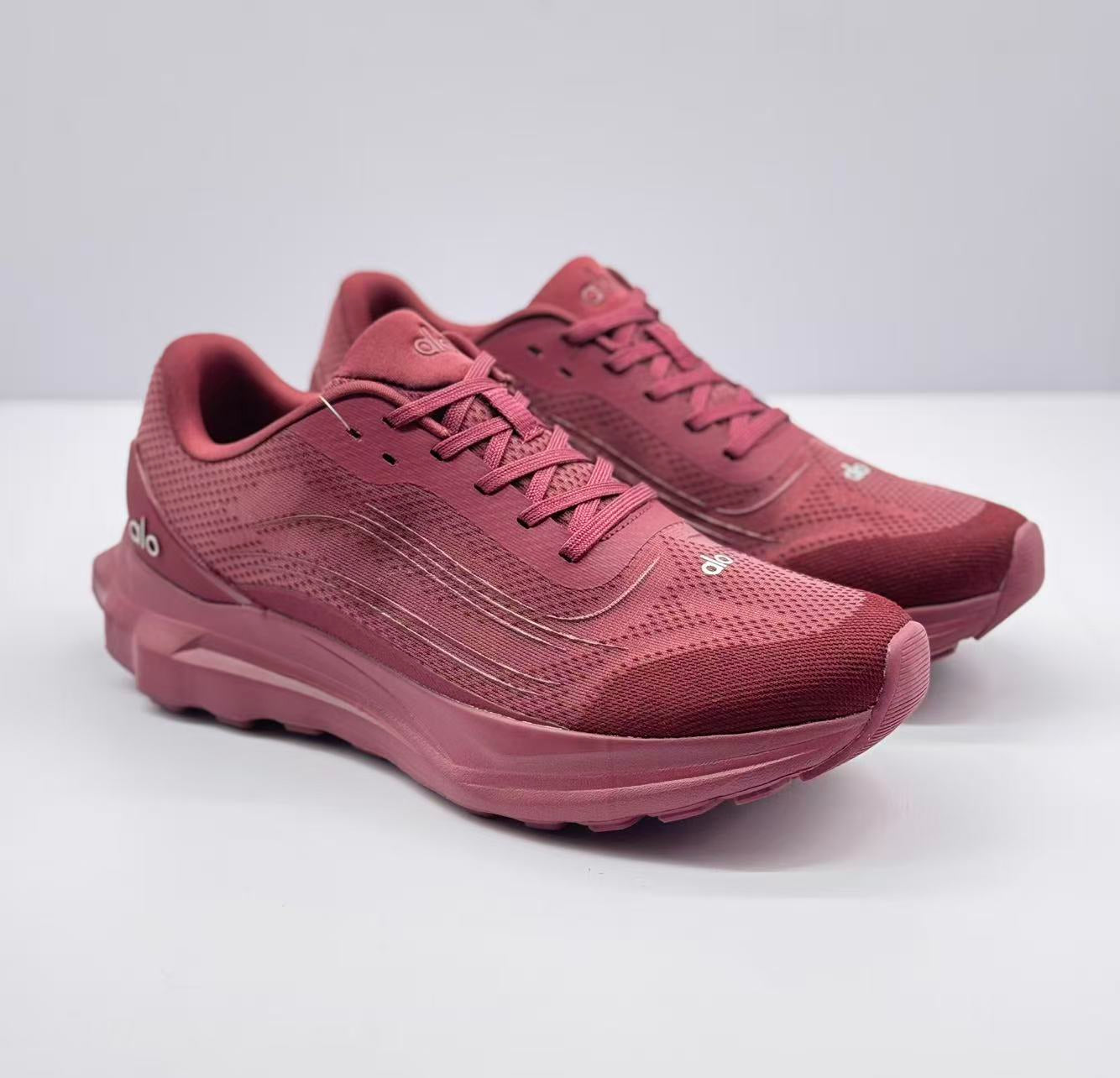 ALO running Wine red shoes