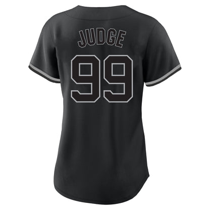 Aaron Judge New York Yankees Profile Women's Plus Size Player Name &amp;amp; Number Fashion Jersey - Black