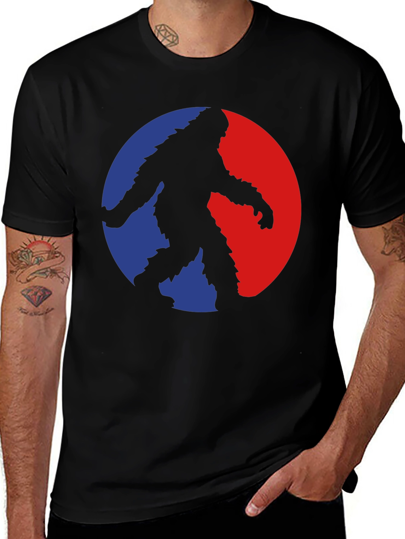 Bigfoot Silhouette Graphic Tee