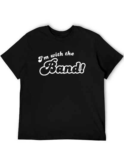 Im With The Band! Black Graphic Tee