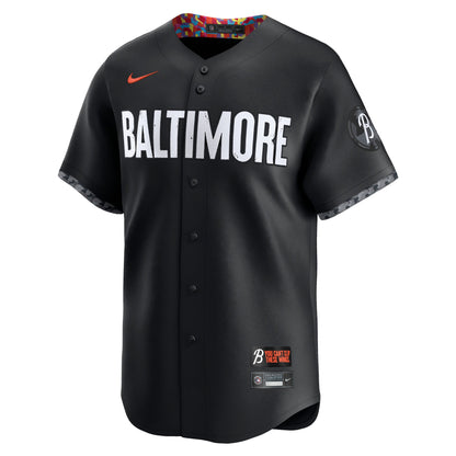 Adley Rutschman Baltimore Orioles Nike City Connect Limited Player Jersey - Black