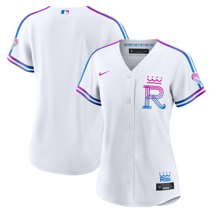 Kansas City Royals Nike Women's 2026 City Connect Stadium Jersey - White