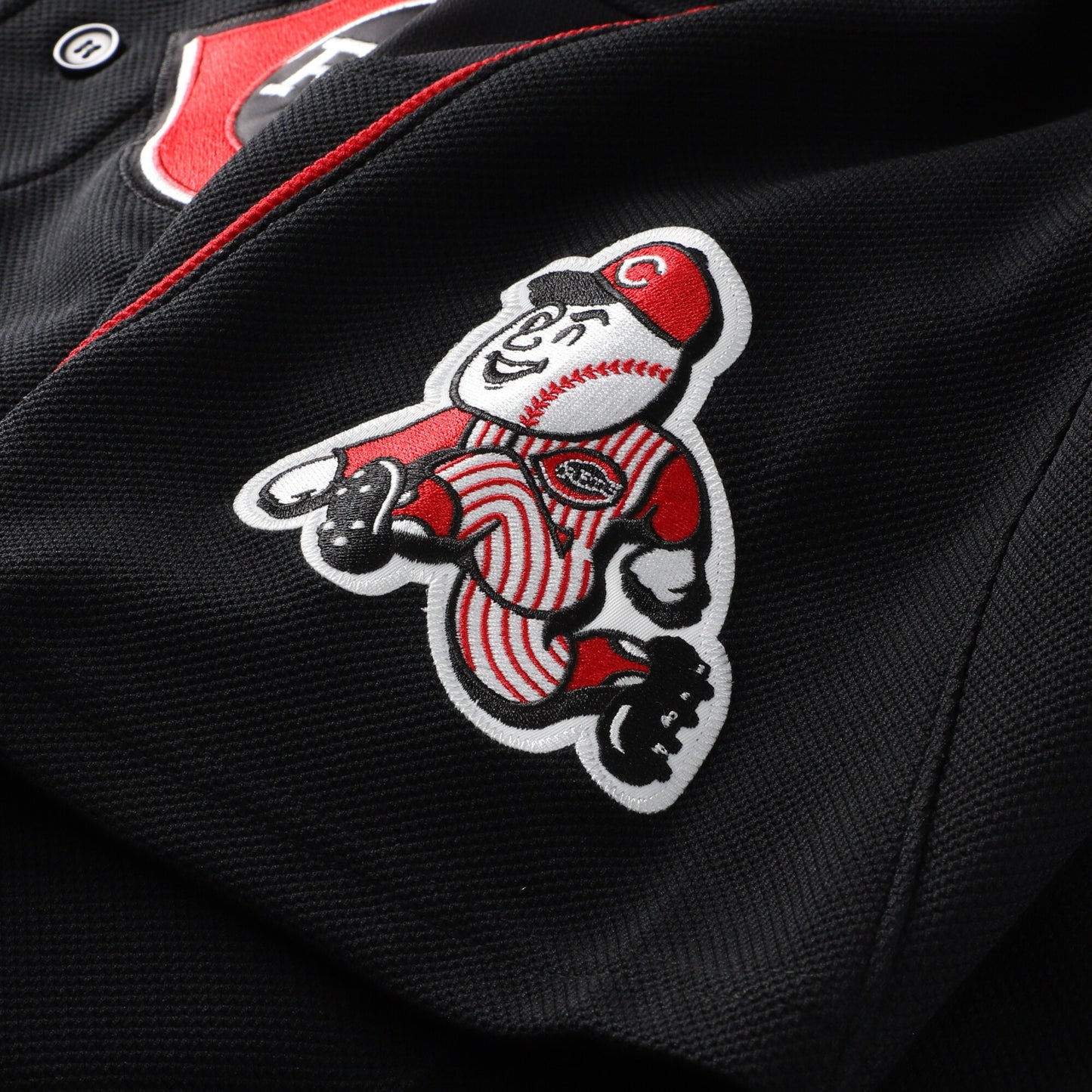 Ken Griffey Jr. Cincinnati Reds Mitchell &amp;amp; Ness Cooperstown Collection Authentic Mesh Batting Practice Jersey - Black