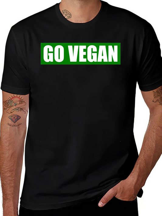 Go Vegan Black T-Shirt