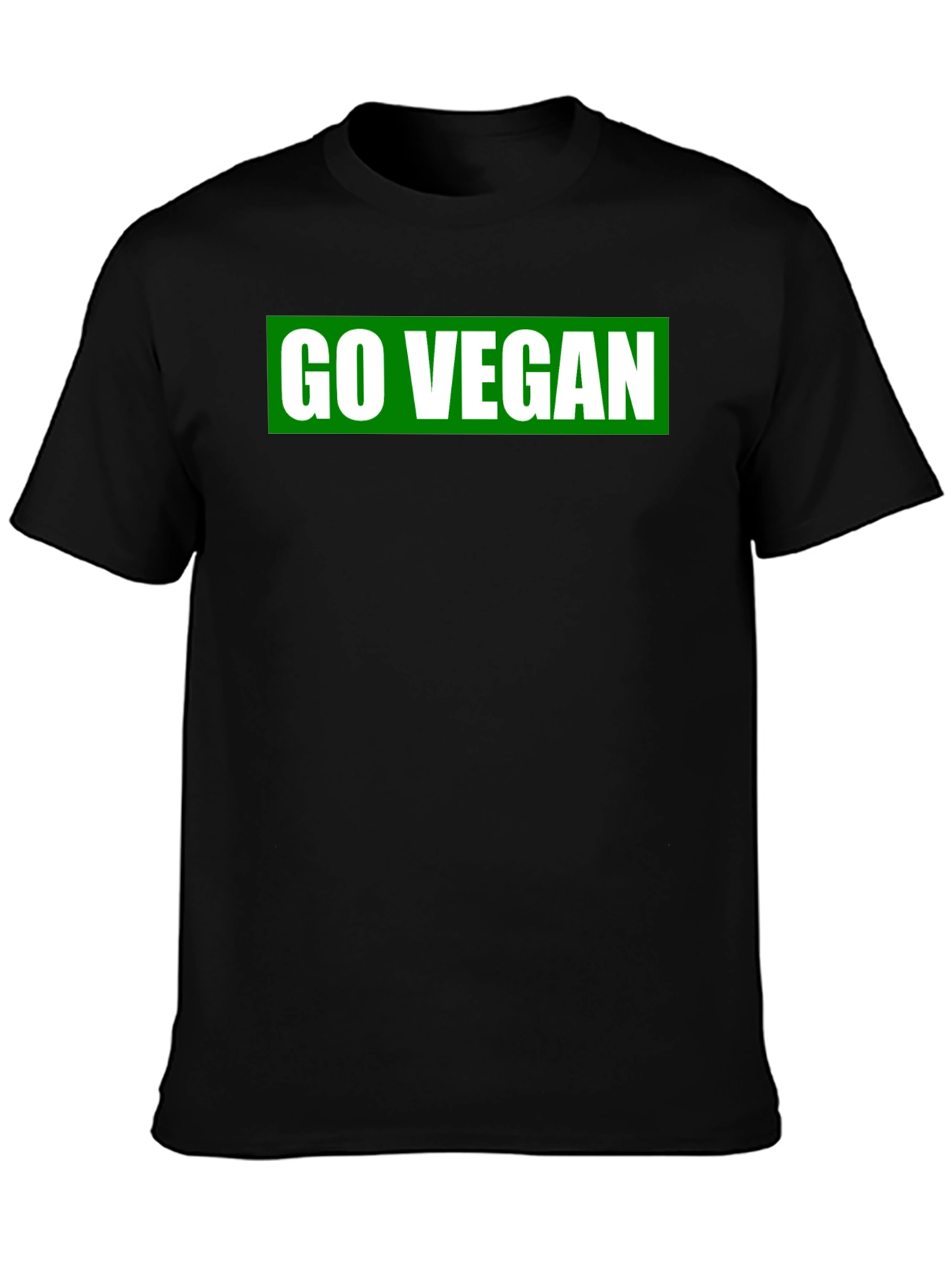 Go Vegan Black T-Shirt