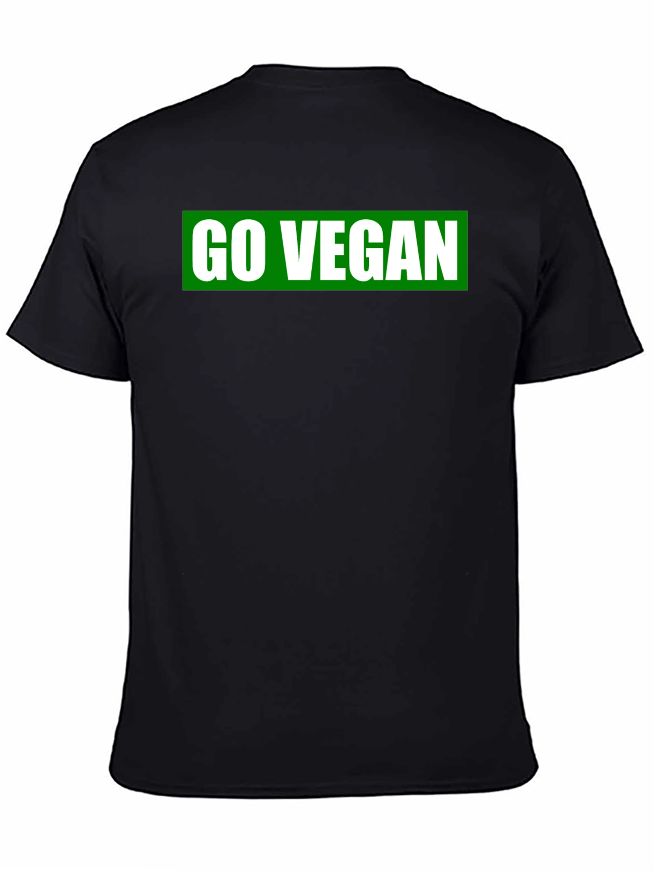 Go Vegan Black T-Shirt