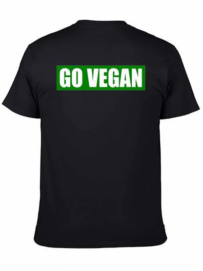 Go Vegan Black T-Shirt