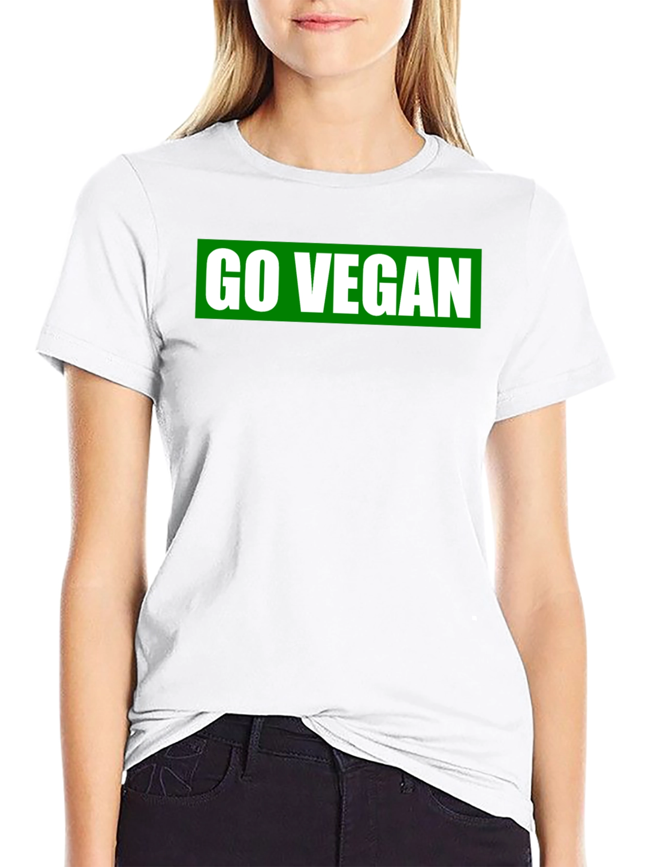 Go Vegan Black T-Shirt