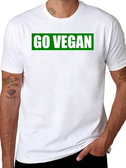 Go Vegan Black T-Shirt