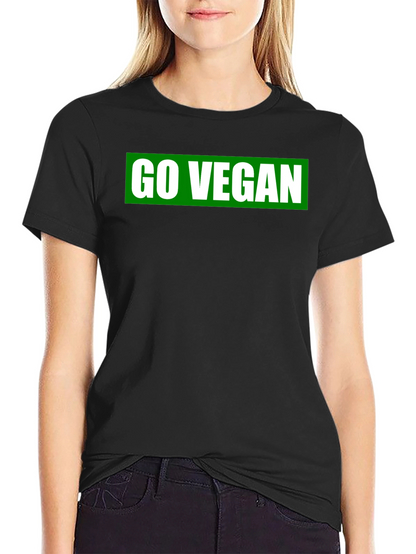 Go Vegan Black T-Shirt
