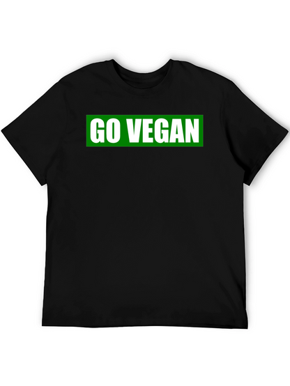 Go Vegan Black T-Shirt