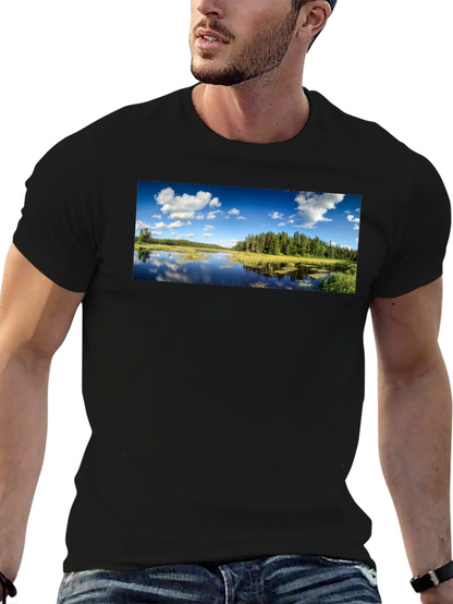 Scenic Lake T-Shirt - Nature Lover Apparel