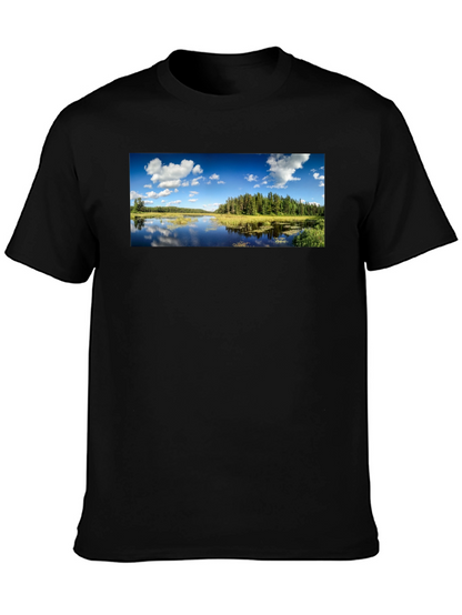 Scenic Lake T-Shirt - Nature Lover Apparel