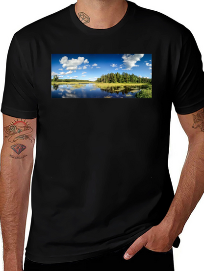 Scenic Lake T-Shirt - Nature Lover Apparel