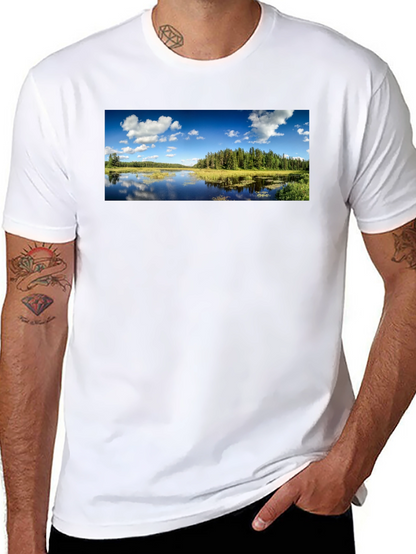 Scenic Lake T-Shirt - Nature Lover Apparel