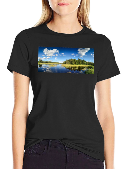 Scenic Lake T-Shirt - Nature Lover Apparel
