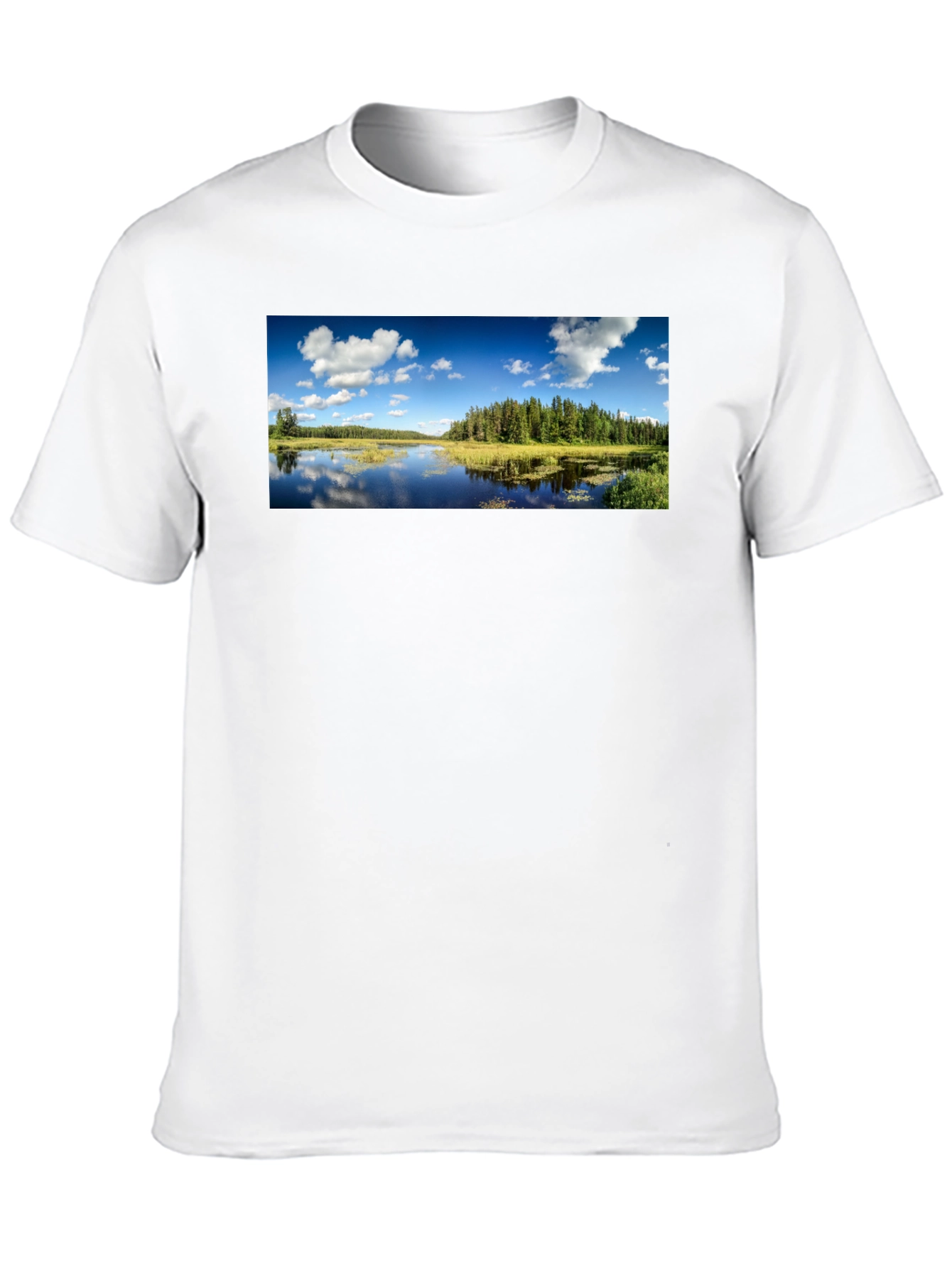 Scenic Lake T-Shirt - Nature Lover Apparel