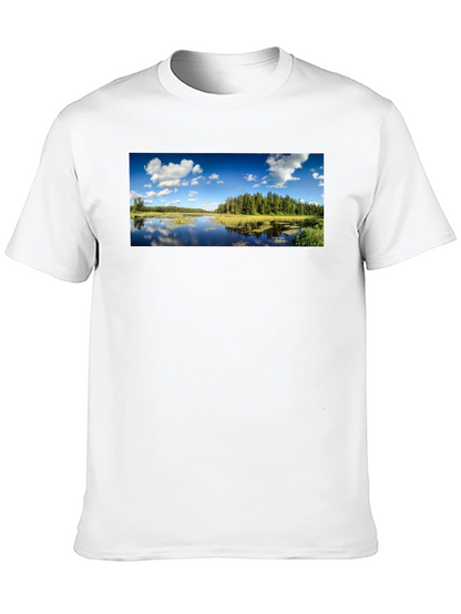 Scenic Lake T-Shirt - Nature Lover Apparel
