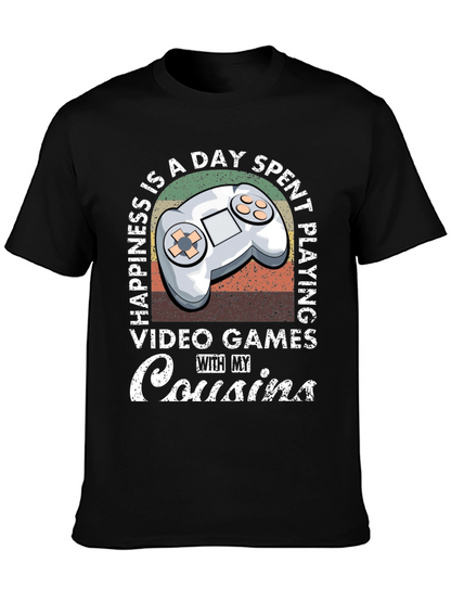 Happiness is Playing Video Games with Cousins T-Shirt
