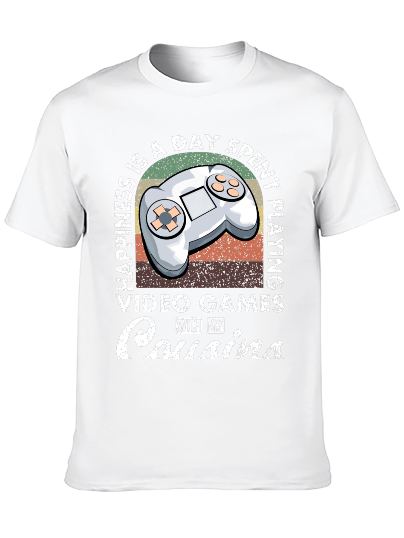 Happiness is Playing Video Games with Cousins T-Shirt