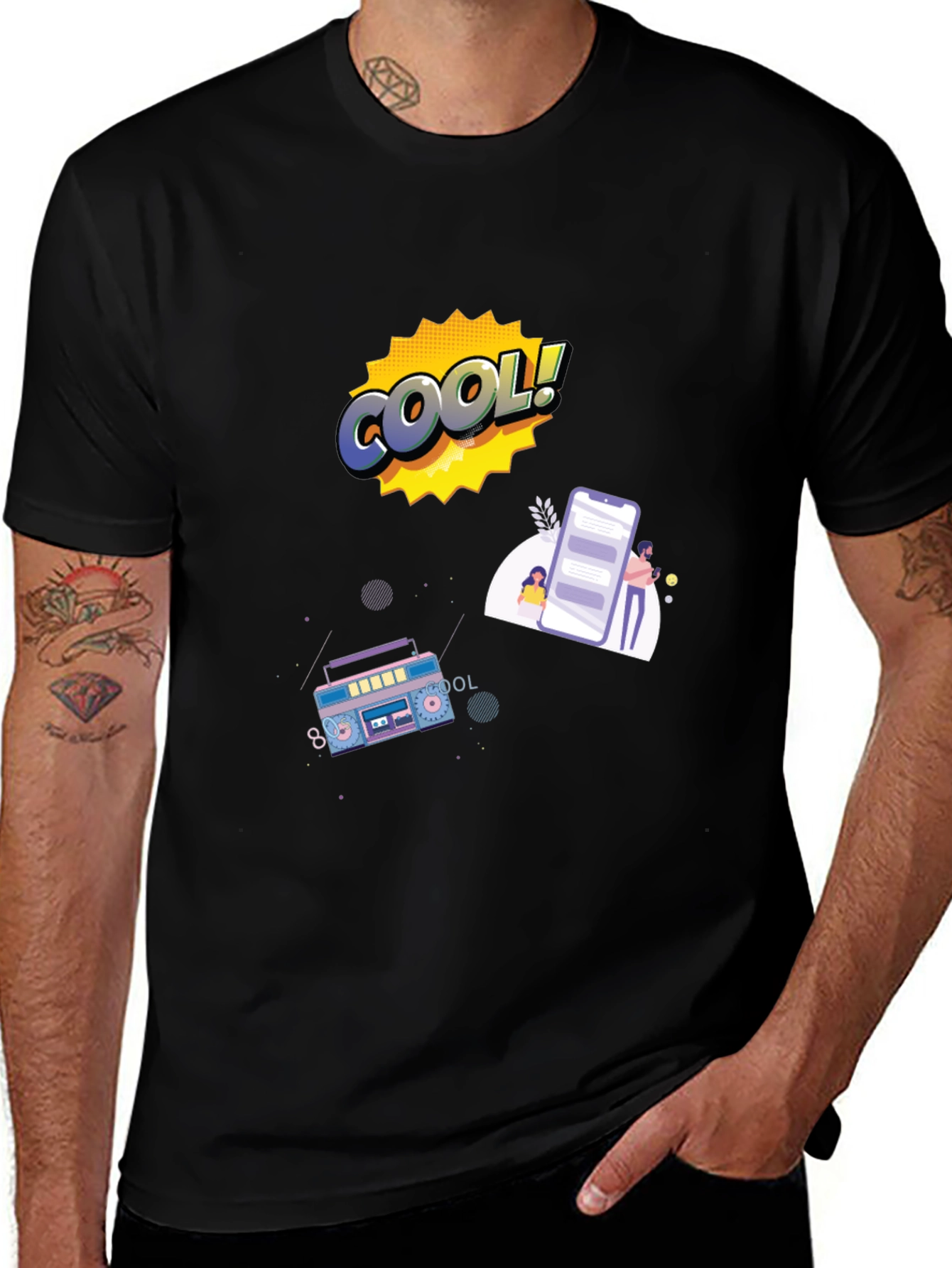 Cool Graphic Print T-Shirt