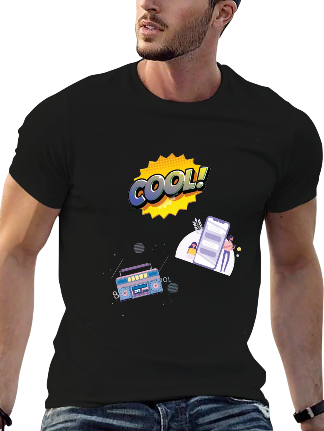Cool Graphic Print T-Shirt
