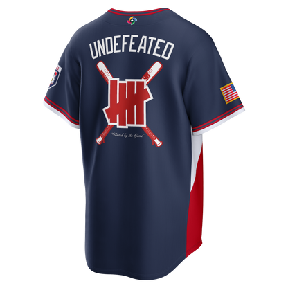 USA Baseball Nike x Undefeated 2026 World Baseball Classic Stadium Jersey - Navy