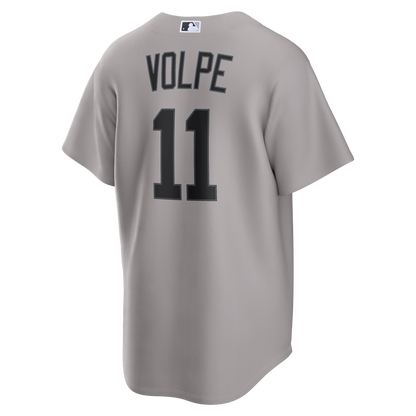 Anthony Volpe New York Yankees Nike Road Replica Jersey - Gray